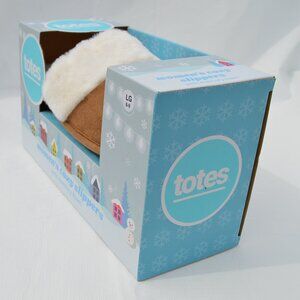 Totes Women's Faux Fur Memory Foam Slippers – Size L (8-9) (New)